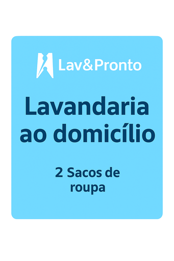 Lavandaria em Casa - 2 sacos 