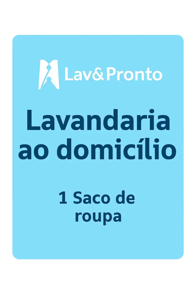 [LD1S] Lavandaria ao Domicílio - 1 Saco